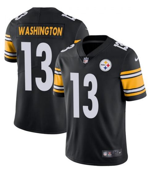 Men's Pittsburgh Steelers #13 James Washington Black 2019 Vapor Untouchable Limited Stitched NFL Jersey